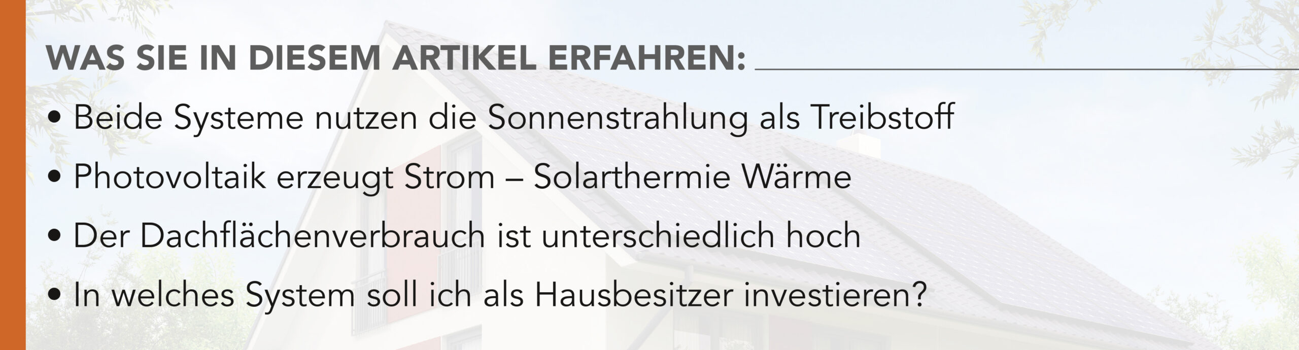 Solarthermie Photovoltaik Energiewende