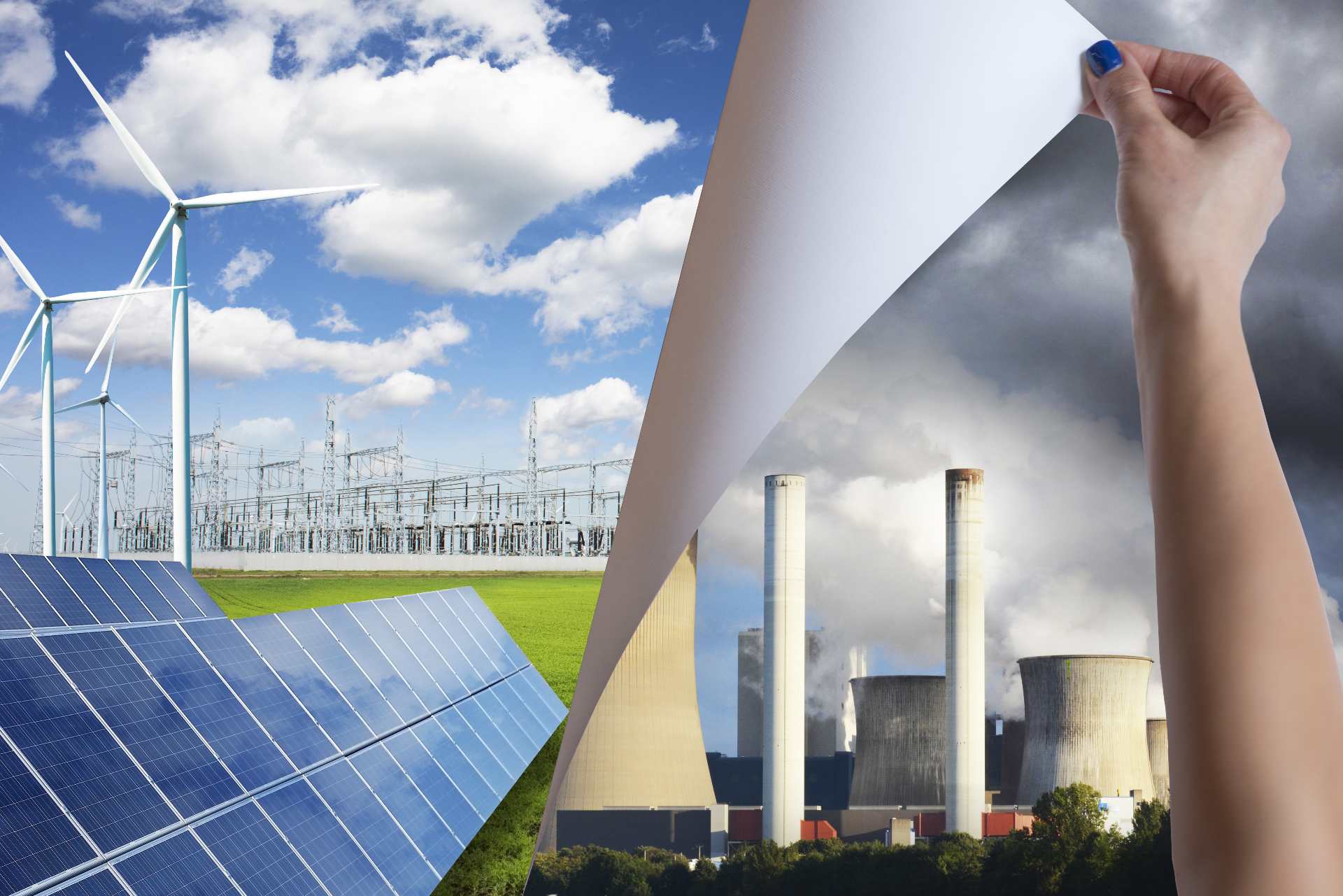 Energiewende EEG, Atomkraftwerk vs. erneuerbare Energien