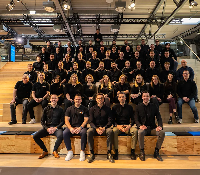 Das Team von PEC beim Kickoff Meeting 2025